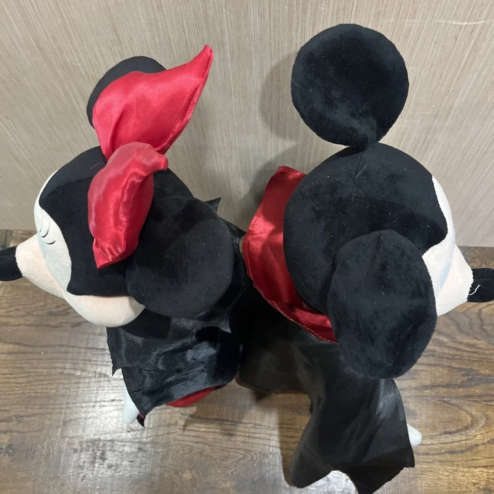 Set of Mickey Mouse As Dracula & Matching Minnie Halloween Door Greeters, 2017